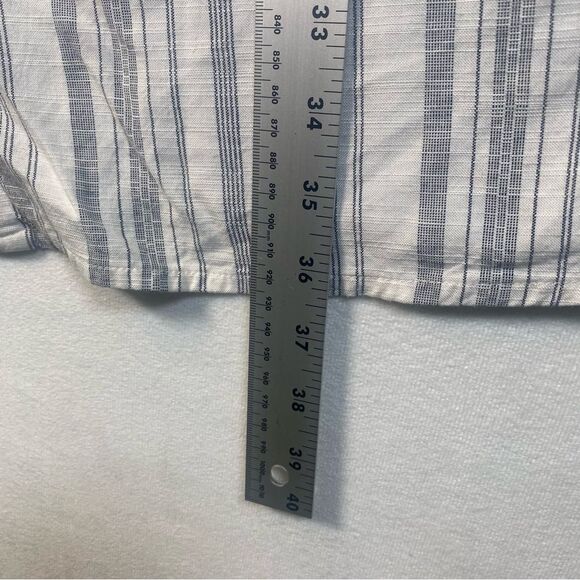 Roxy Smocked Black/White Striped Sleeveless Dress Size Small - Picture 13 of 15